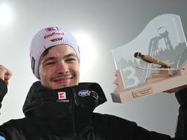 skispringen: nur raimund trifft den absprung