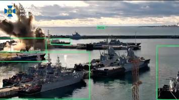 ukraine: unterwasserdrohne trifft wohl erstmals russisches u-boot