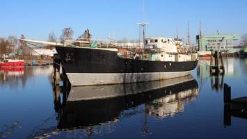 schwimmender lost place: was macht dieses schrottschiff in der elbe?