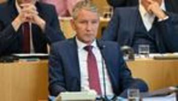 Landesfinanzen: Höcke: Thüringen auf dem Weg in den Schuldenstaat