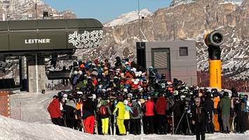 Pisten-Chaos in den Dolomiten: Ski-Urlauber toben und fordern Geld zurück