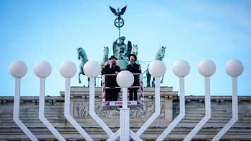 brandenburger tor: strenge auflagen zur chanukka-feier – klöckner erwartet