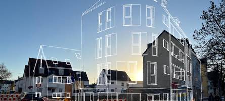 An der Augsburger Straße in Pfersee entstehen Seniorenwohnungen