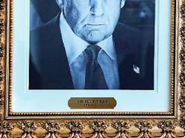 wo ist der respekt geblieben?: trumps ahnengalerie am weißen haus - eine frechheit