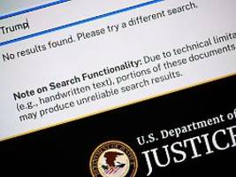 Frist verfehlt: US-Regierung beginnt mit Freigabe der Epstein-Akten