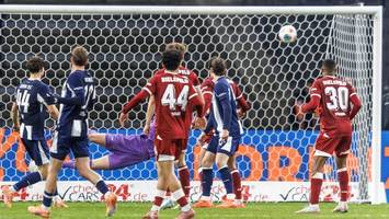 last-minute-schock: hertha verpasst sieg in der nachspielzeit
