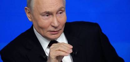 Russland: Wladimir Putin spricht in Jahrespressekonferenz über den Krieg gegen die Ukraine