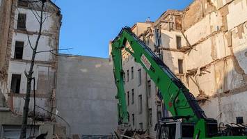 Ruine in Berlin-Mitte: Wann die Burgsdorfstraße wieder freigegeben wird