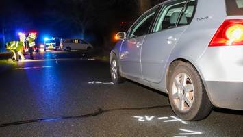 tödlicher unfall in nortorf: vw golf erfasst fußgänger