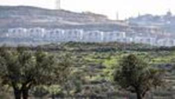 nahost: israel beschließt den bau von 19 weiteren siedlungen im westjordanland