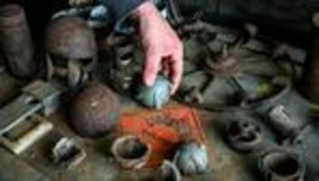 Mienen, Granaten, Bomben: 360 Tonnen Kampfmittel in Brandenburger Böden entdeckt