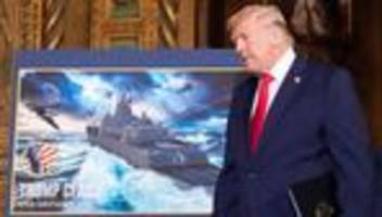 Militär: Trump kündigt Bau von neuen Schlachtschiffen an