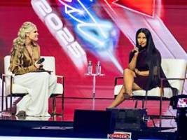 Auftritt bei Turning Point USA: Nicki Minaj feiert Donald Trump und MAGA