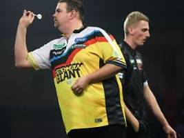 Dritter Deutscher in Runde drei: Gabriel Clemens demontiert Toptalent bei Darts-WM