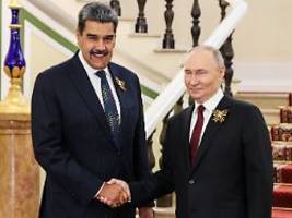 Konflikt mit den USA: Putin sagt Venezuela uneingeschränkte Unterstützung zu
