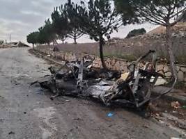 Waffenruhe wirkt nur begrenzt: Erneut Tote bei israelischem Drohnenangriff im Libanon