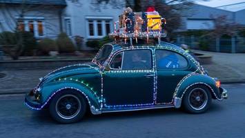 mit gedenken: leuchtende trecker lassen kinderherzen höher schlagen