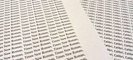 times new roman statt calibri: „trumps team macht die schrift zum politikum“