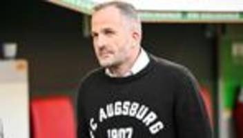 Bundesliga: Manuel Baum bleibt bis Saisonende Cheftrainer in Augsburg