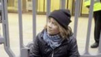 großbritannien: gaza-protest: greta thunberg in london verhaftet