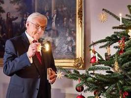 Nichts Gutes ist zu klein: Die Weihnachtsansprache des Bundespräsidenten im Wortlaut