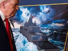 plan für goldene flotte: trump-class: trump will neue kriegsschiffe bauen lassen