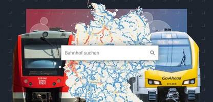 Regionalverkehr: Deutschlandkarte zeigt, wo die Probleme am größten sind