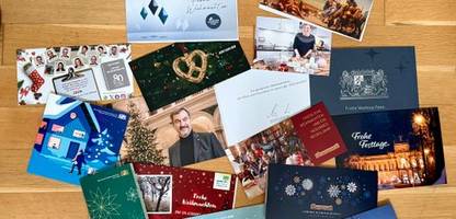 weihnachtspost: behörden und politiker halten an brieftradition fest