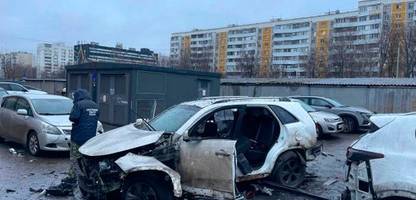 Moskau: Laut Medienberichten Tote durch explodierendes Auto