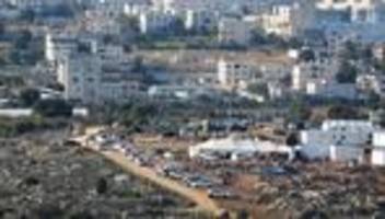 Israel: Israels Außenminister nennt Kritik an Siedlungsplänen diskriminierend