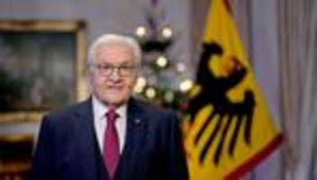 Weihnachtsansprache des Bundespräsidenten: Unsere demokratische Selbstbestimmung geben wir nicht auf