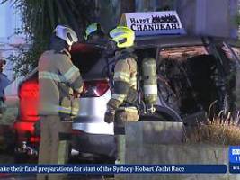 unbegreifliche tat : auto eines rabbiners in melbourne in brand gesteckt