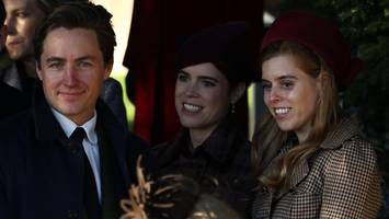 Gottesdienst der britischen Royals: Ohne Andrew, aber mit seinen Töchtern