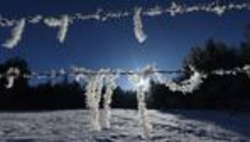 Wetter: Frost und Sonne: Bayern startet freundlich ins Jahresende