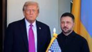 Ukrainekrieg: Trump und Selenskyj vor Treffen uneinig über Verhandlungsstand