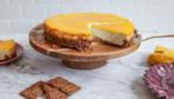 Ziegenkäsekuchen mit Spekulatius: Ein Stück vom Hin-und-weg-Kuchen, bitte!