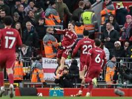 Erster Treffer vor Jotas Kindern: Wirtz erlöst sich und Liverpool an einem emotionalen Tag