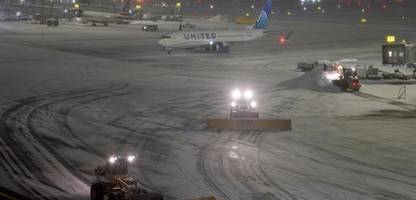 Wintersturm in den USA: Hunderte Flüge an US-Ostküste gestrichen
