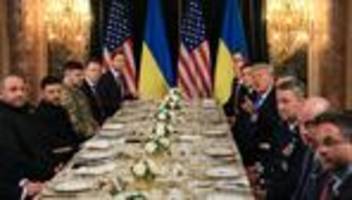Verhandlungen zur Ukraine: Treffen von Trump und Selenskyj endet ohne deutlichen Durchbruch