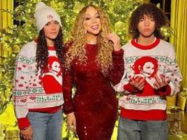 im pyjama auf der couch: mariah carey zeigt seltenes foto mit ihren zwillingen
