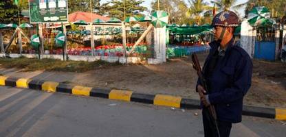 Myanmar: Erste Runde der sogenannten Wahl läuft