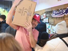 Feuerwerksverkauf: Blockabfertigung im Böller-Laden