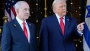 Nahost: Trump unterstützt bei Neuaufrüstung Angriffe auf Iran