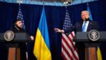 Soziale Medien: Bizarre Trump-Aussage - Lob für Selenskyjs Selbstkontrolle