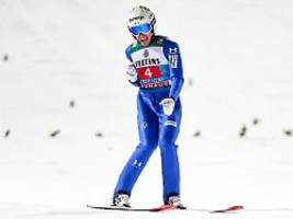 dementsprechend: wiedersehen: spektakuläre disqualifikation: hannawald freut sich über anzug-Ärger