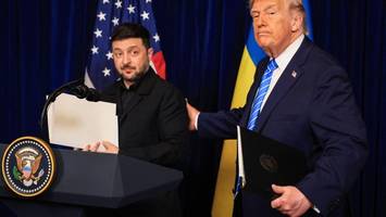 trump lobt (wirklich) putin: „er will beim wiederaufbau in der ukraine helfen!“