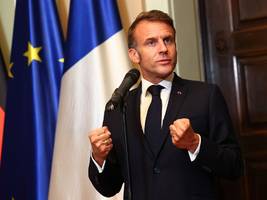 ukraine: macron will schnelle entscheidung über friedenstruppe
