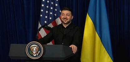 mar-a-lago: donald trump und wolodymyr selenskyjs lächeln des abends