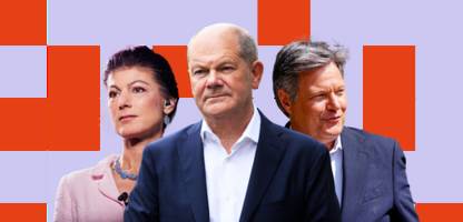Olaf Scholz, Sahra Wagenknecht, Robert Habeck: Die politischen Absteiger 2025
