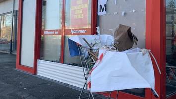 angst vor stromausfällen: ehemaliger hammer-markt wird teilweise abgerissen